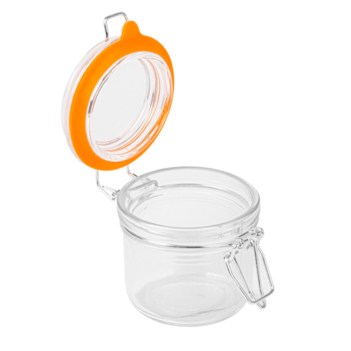 [198.27] Storage Jar Clear Glass 200ml (per stuk)