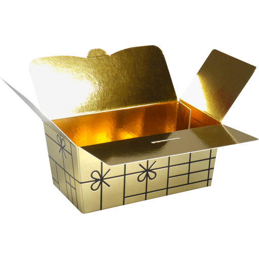 [485537] Ballotin Strikken Goud 250gr (50st/pak)