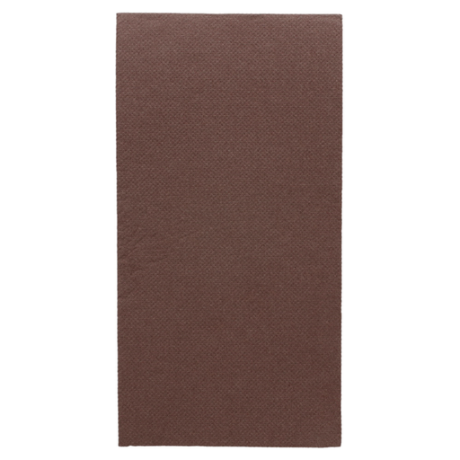 [230.851] Ecolabel napkins 1/8-fold Double Point 40x40cm Chocolate (50st/pk)