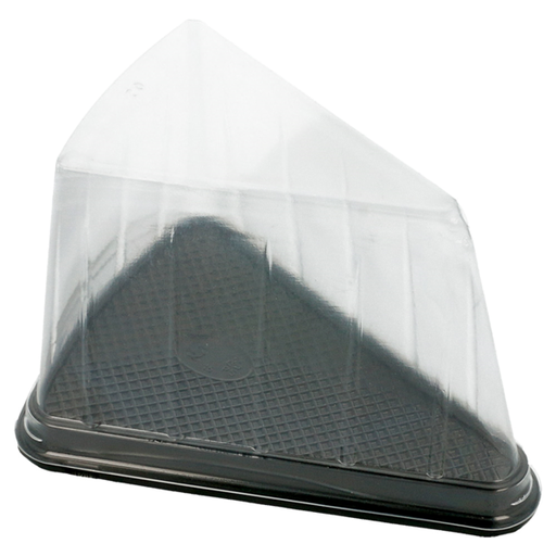 [183.541] PET Clear Triangular Container (Taartpunt) 12,4x8,75x8,2cm (50st/pk)