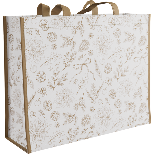 [773214] PP Non-Woven Shopper "Botanical" 45x15x36cm (per stuk)
