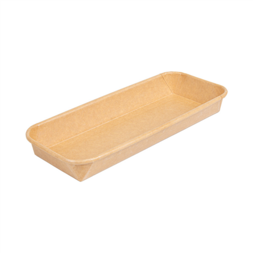 [268.84] Containers for Sushi 22,1x9,1x2,4cm Natural Kraft (50st/pak)