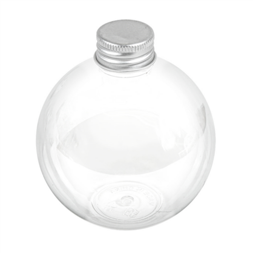 [268.501] Bottles with Aluminium Cap 250ml Clear PET (per stuk)