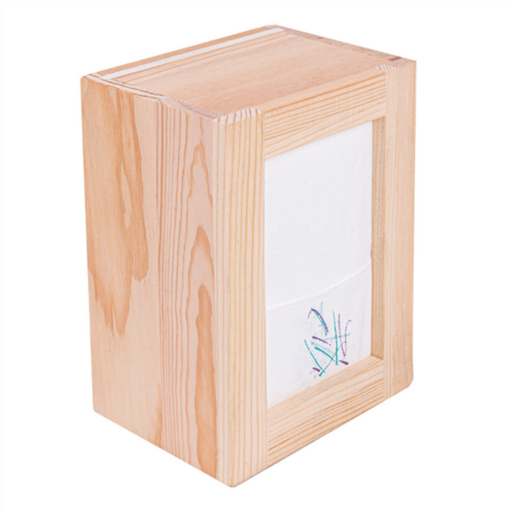 [231.29] Dispenser for Mini Servis Napkins 15x11x8cm Natural Wood (per stuk)