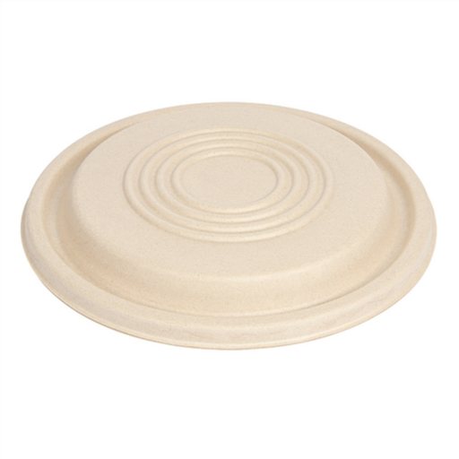 [251.60] Lids for Bowls 251.57/251/58/251.59 "Bionic" Natural Bagasse (50st/pak)