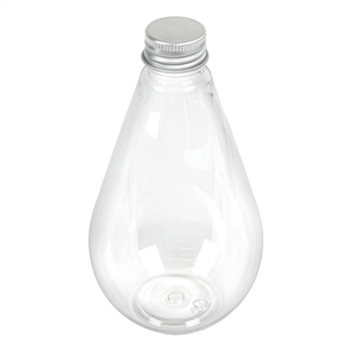 [268.48] Bottles with aluminium cap 300ml Clear PET (per stuk)