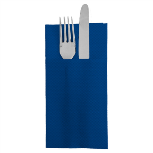 [269.36] Napkins Kangaroo "Double Point" 39x40cm Navy Blue (50st/pak)