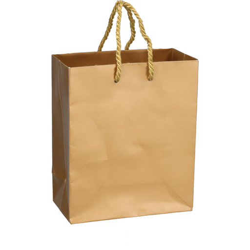 [2697571] Draagtas met koord Goud 16x8x19cm (25st/pk)