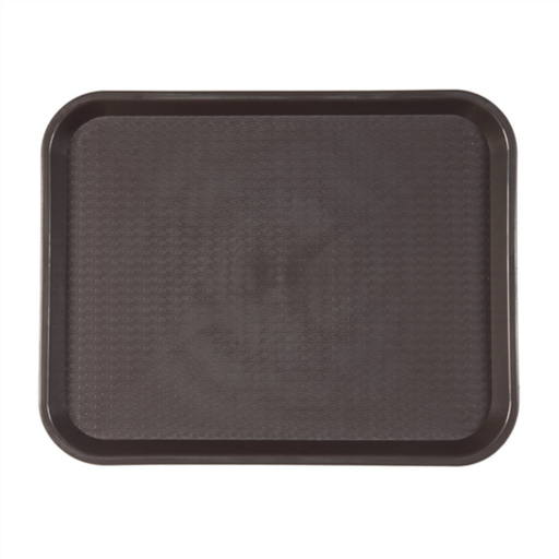[132.42] Fast Food Serving Tray 27,5x35,5x2cm Chocolate (per stuk)