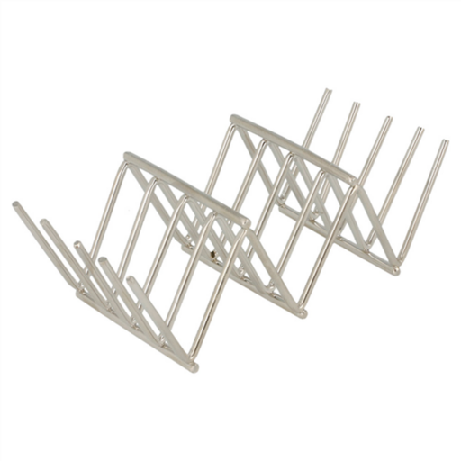 [216.08] Mini Taco Rack Artinox 11,8x5,1x3,7cm Stainless Steel (per stuk)