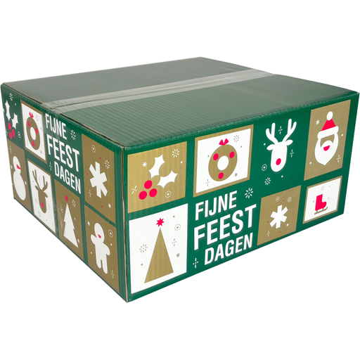 [479381] Kerstdoos Design "Tegels" 350x325x170mm (B) - per stuk