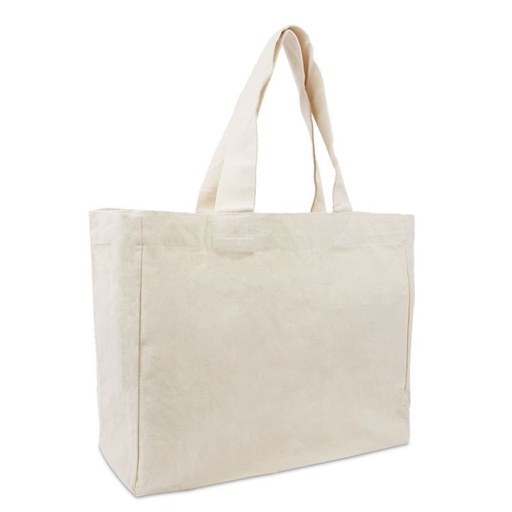 [DKE033] Canvas Shopper XL FFP 45+15x37,5cm Ecru (per stuk)