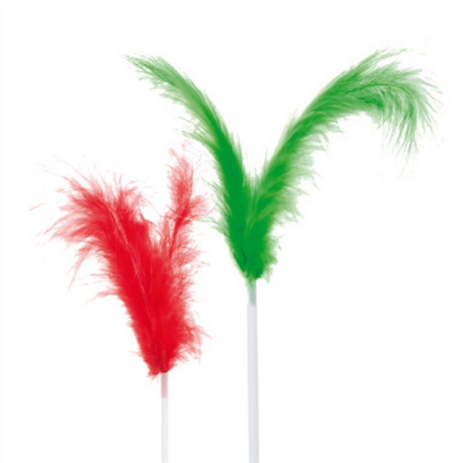 [115.73] Ice Cream decorations Cocktail Feathers 17cm Assorted (144st/pak)