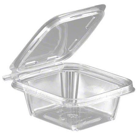 [TS12] 12oz. Square Temper resistant container Clear TUB 240/cs