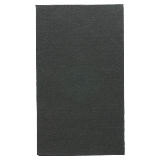 [153.861] Napkins Double Point Black 33x40cm 1/6-fold 50st/pak