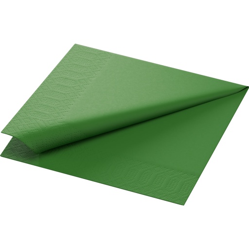 [1863521] Napkins 2-ply Leaf Green 33x33cm 2-ply (125st/pak)