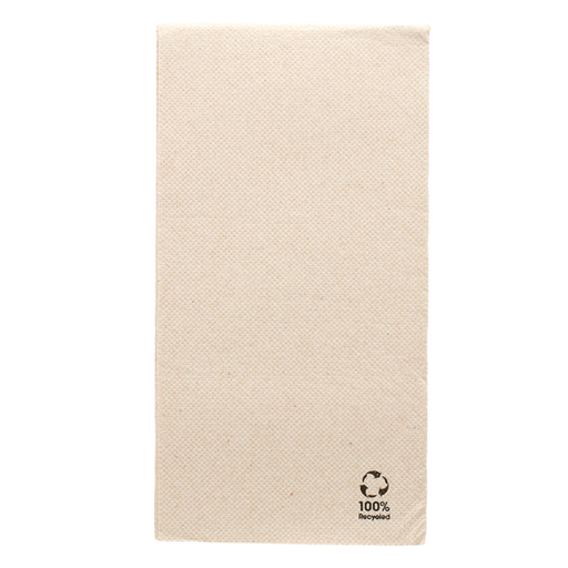 [230.871] Ecolabel napkins 1/8-fold 40x40cm Natural Recycled Tissue (50st/pak)