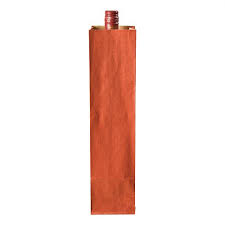 [2697001] Fleszakken Blokbodem Rood 10x8x41cm (50pcs/cs)