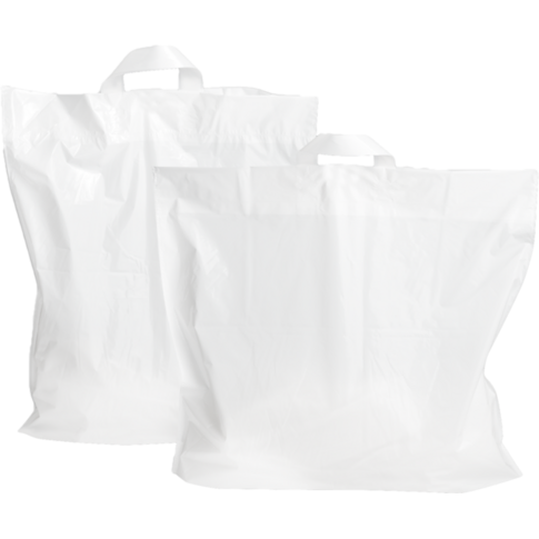 [2800261] Tas LDPE met lus (loop handle) 55x50+2x5cm (50pcs/case)