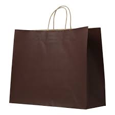 [306541] Shopping Bag Jaguar Chocolate Brown 16x6x13" - 100st/doos