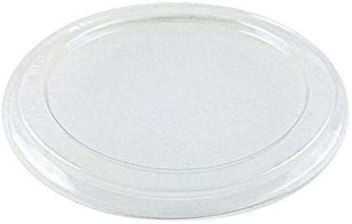 [40621] Plastic dome lid voor Alu. cup round 4 oz # 341 50st/ds