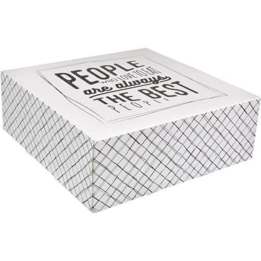 [4111321] Gebaksdoos "Love to Eat" 25x25x9cm (50st/pak)