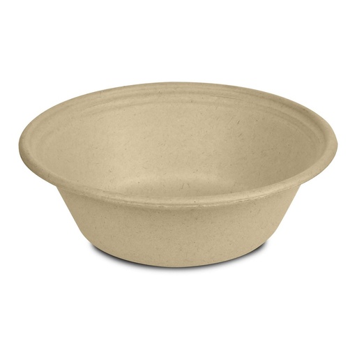 [4334701] Bagasse (PFAS Free) Tellus 32oz Bowls (bijbehorende deksel is item 460290) 50pcs/pk