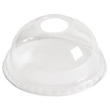 [4500471] Dome lid With Hole t.b.v. 9oz apet cup (450040) (100st/sleeve)