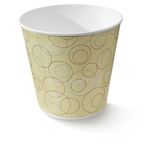 [DFM1701] Paper Food Bucket 170oz Champagne Design (25st/pak) (DFM170)