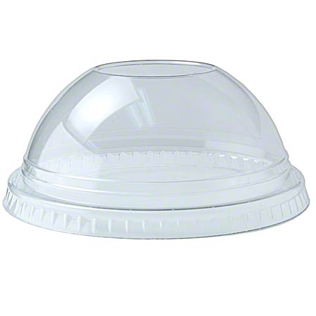 [DLKC1220NH1] Dome Lid  KAL NO hole Clear 12oz 12/20 oz 100 st/pk