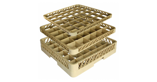 [118.27] Rack for Dishwasher 36 comp. Beige PP