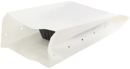 [1205818] Snackzakken / Koekzakken #25 GEPERFOREERD Wit 1/2 pond (10kg)