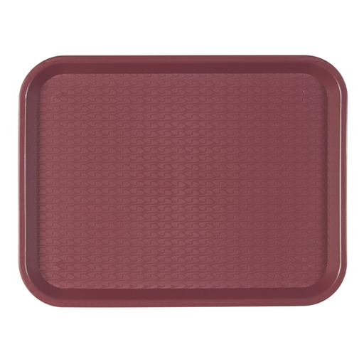 [132.50] PP Dienblad / Fast Food Tray 27,5x35,5cm Bordeau (per stuk)