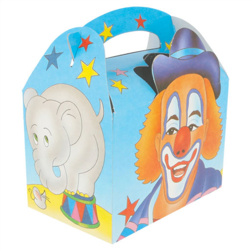 [137.20] Gable Box - Children Box - Design "Circus" 17x16x10cm 50pcs/pk