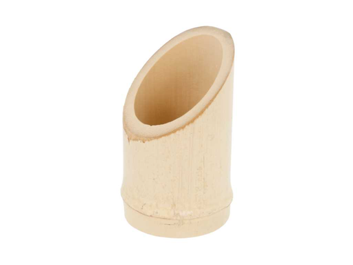 [142.43] Amuse Bamboo schaaltje rond 5/5,5x9cm (per stuk)