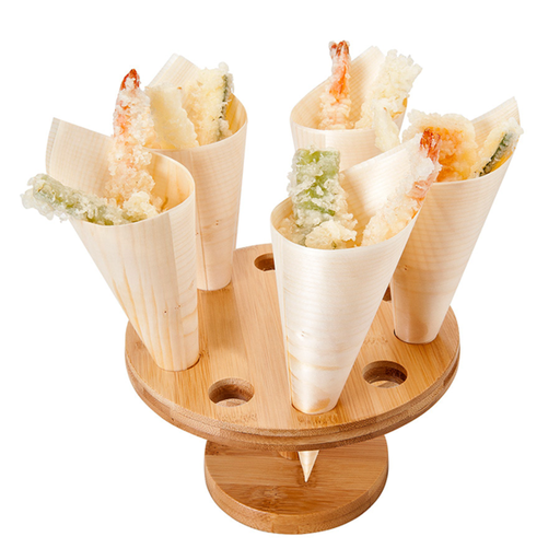 [156.56] Houder/Display voor 10 houten cones (per stuk)