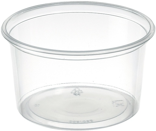 [156424] Delipack PP Transparant Round Duni / 101x101x61mm / 300ml / 20x50st/ds