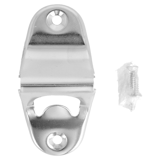 [163.79] Bottle Opener 11cm Silver Steel per Unit (stuk)