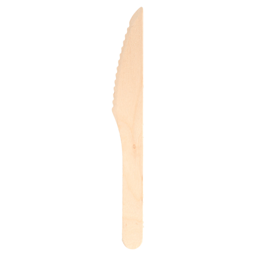 [166.97] Houten mes / Wooden Knife 16cm (100pcs/pack)