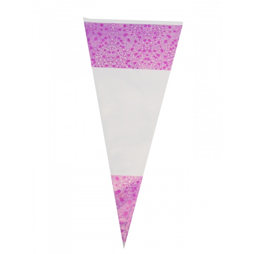 [1701102] Puntzakken  PP Neon Pink 18x37 cm 1000st/ds