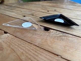 [170755] Amuse schaaltje Zwart Large Plato Triangle (180st/pak)