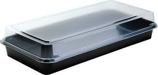 [172632] Lunch Box PS 1 comp. Zwart / Transp. 270x135x54mm 160st/ds