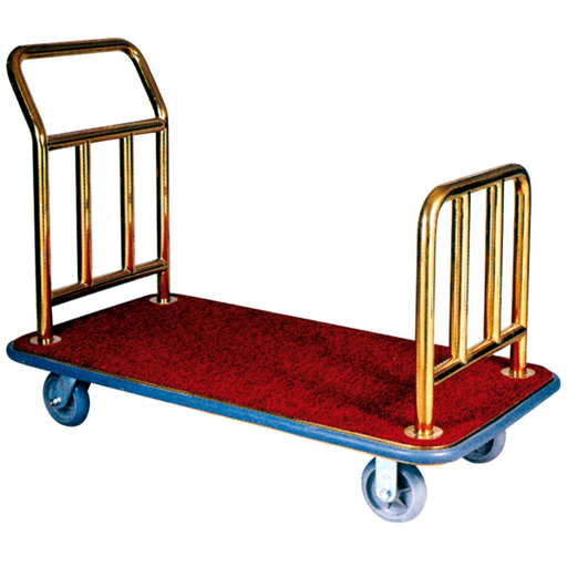 [174.10] Luxury Luggage trolley 1124x64x94cm 150kg  Gold per unit