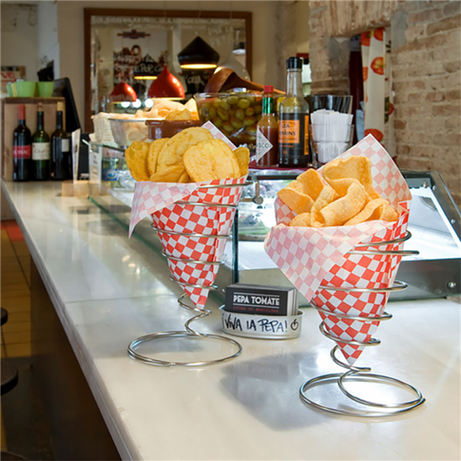 [186.48] Stainless Steel Wire Cones / Puntzakhouder (13x18cm) Per stuk