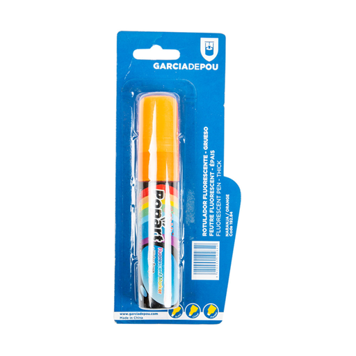 [192.84] Fluorescent Pen Thick Head Orange (per stuk)