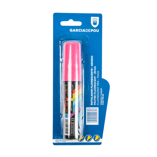 [192.87] Fluorescent Pen Thick Head Pink (per stuk)