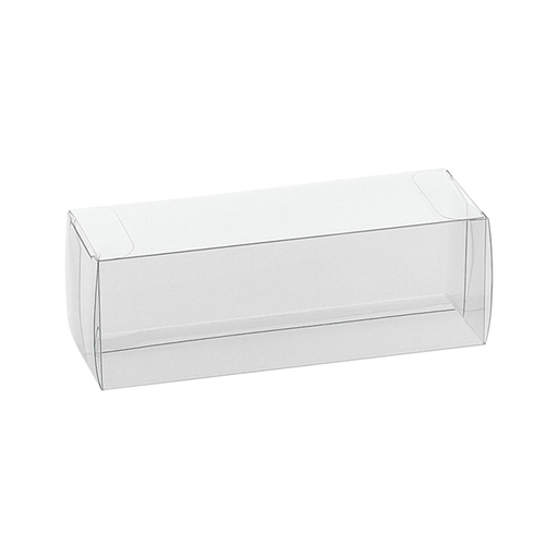 [198.09] Clear plastic container for macarons / baking case 16x5x5cm (per stuk)
