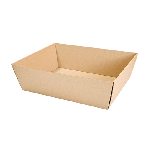 [199.94] Corrugated basket 39x30x13cm Kraft (per stuk)